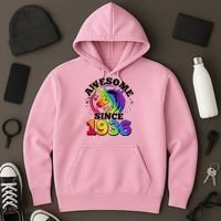 90th Birthday Rainbow Unicorn Awesome Since 1936 Hoodie thumb 3