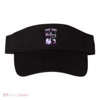 9th Bday Rolling Into 9 Birthday Girl Roller Skate Party Visor thumb 0