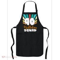 90th Birthday Squad 90 Years Old Apron thumb 0