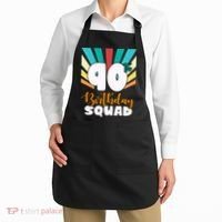 90th Birthday Squad 90 Years Old Apron thumb 2