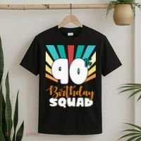 90th Birthday Squad 90 Years Old T-Shirt thumb 2