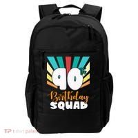 90th Birthday Squad 90 Years Old Backpack thumb 0
