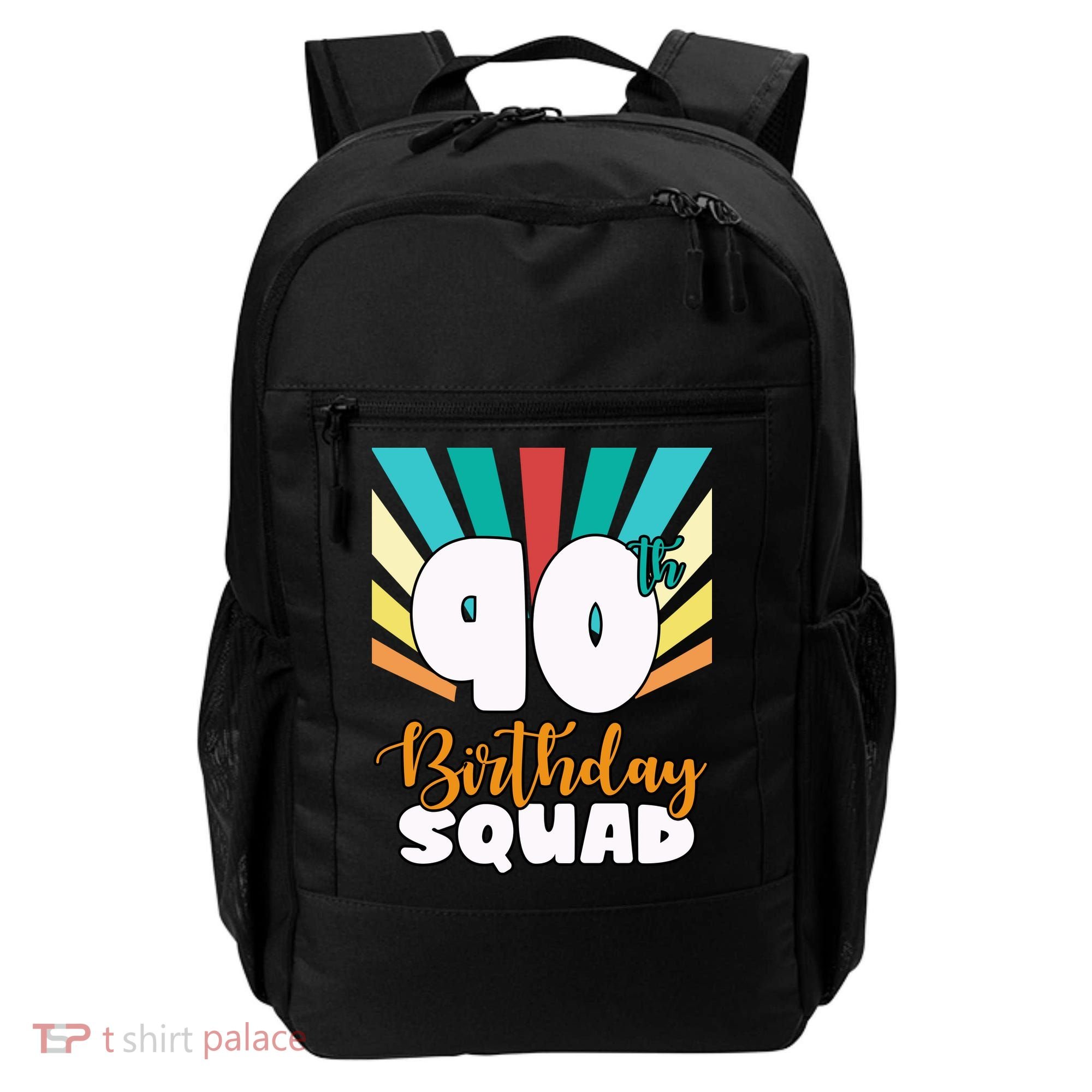 90th Birthday Squad 90 Years Old Backpack