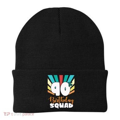 90th Birthday Squad 90 Years Old Beanie