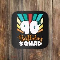 90th Birthday Squad 90 Years Old Coaster thumb 0
