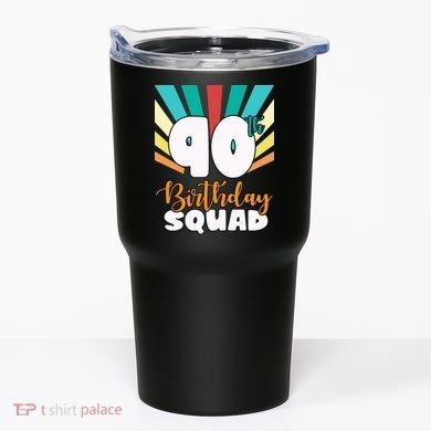 90th Birthday Squad 90 Years Old Tumbler