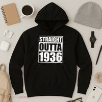 90th Birthday Straight Outta 1936 Hoodie thumb 3