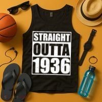 90th Birthday Straight Outta 1936 Tank Top thumb 4
