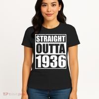 90th Birthday Straight Outta 1936 Women's T-Shirt thumb 4