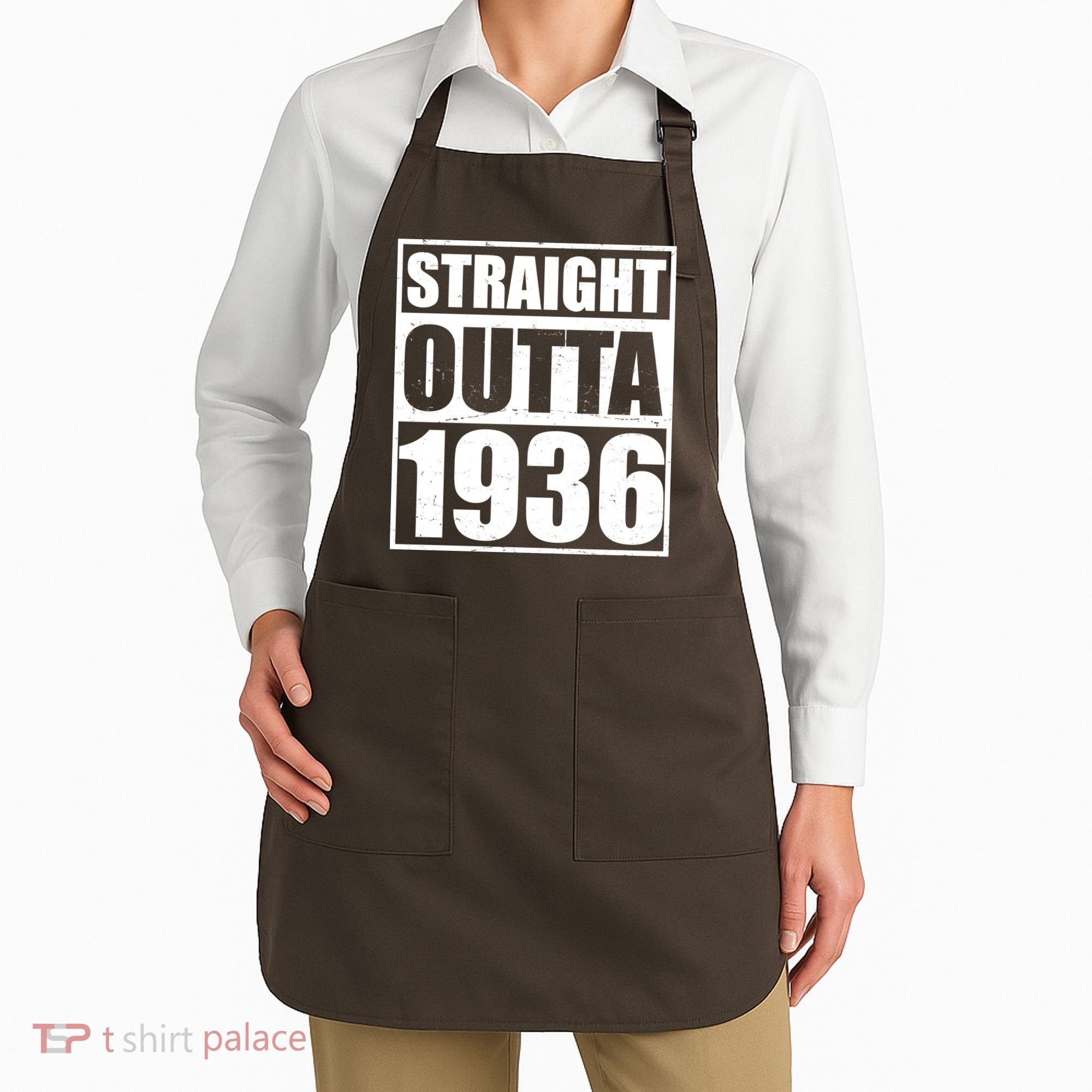 90th Birthday Straight Outta 1936 Apron