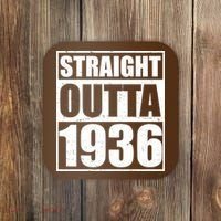 90th Birthday Straight Outta 1936 Coaster thumb 0