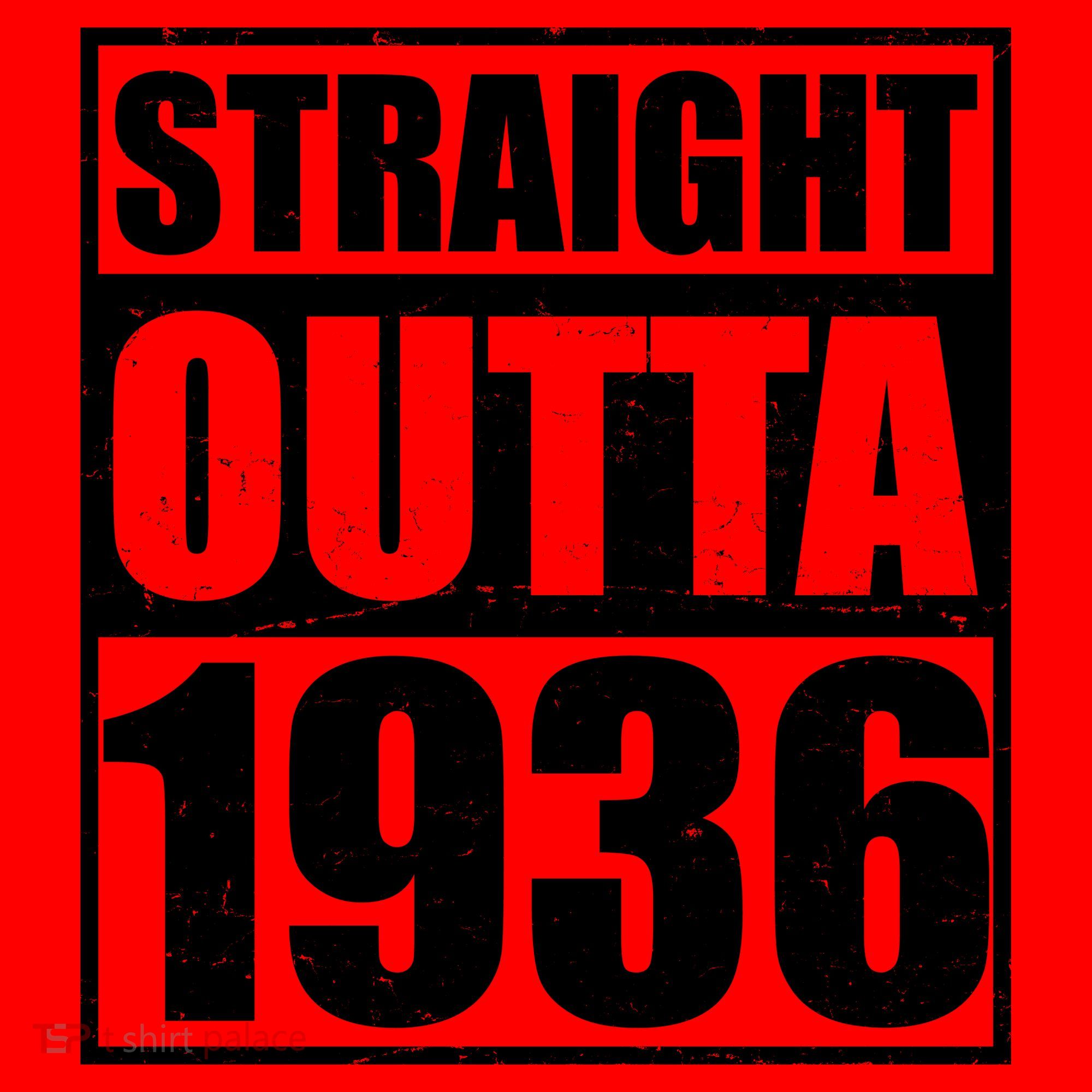 90th Birthday Straight Outta 1936 Santa Hat