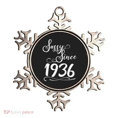 90th Birthday Sassy Since 1936 Ornament