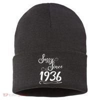 90th Birthday Sassy Since 1936 Sustainable Knit Beanie thumb 0