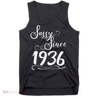 90th Birthday Sassy Since 1936 Tank Top thumb 0
