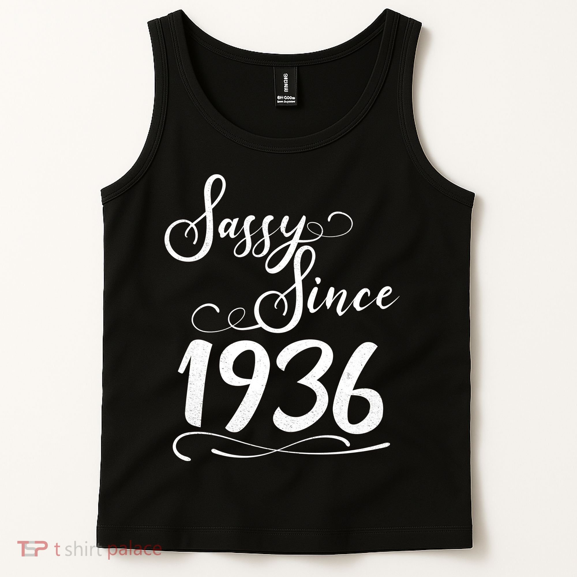 90th Birthday Sassy Since 1936 Tank Top