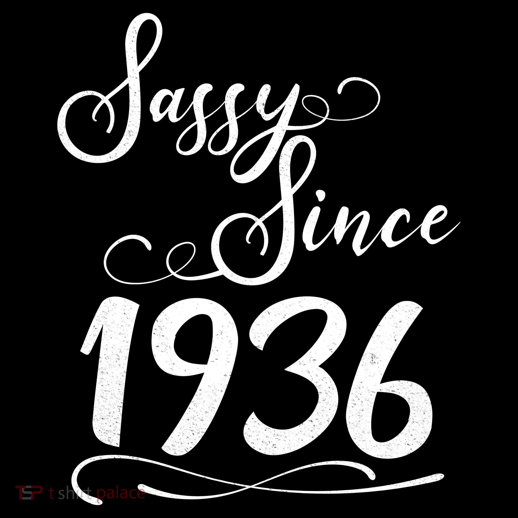 90th Birthday Sassy Since 1936 Tank Top