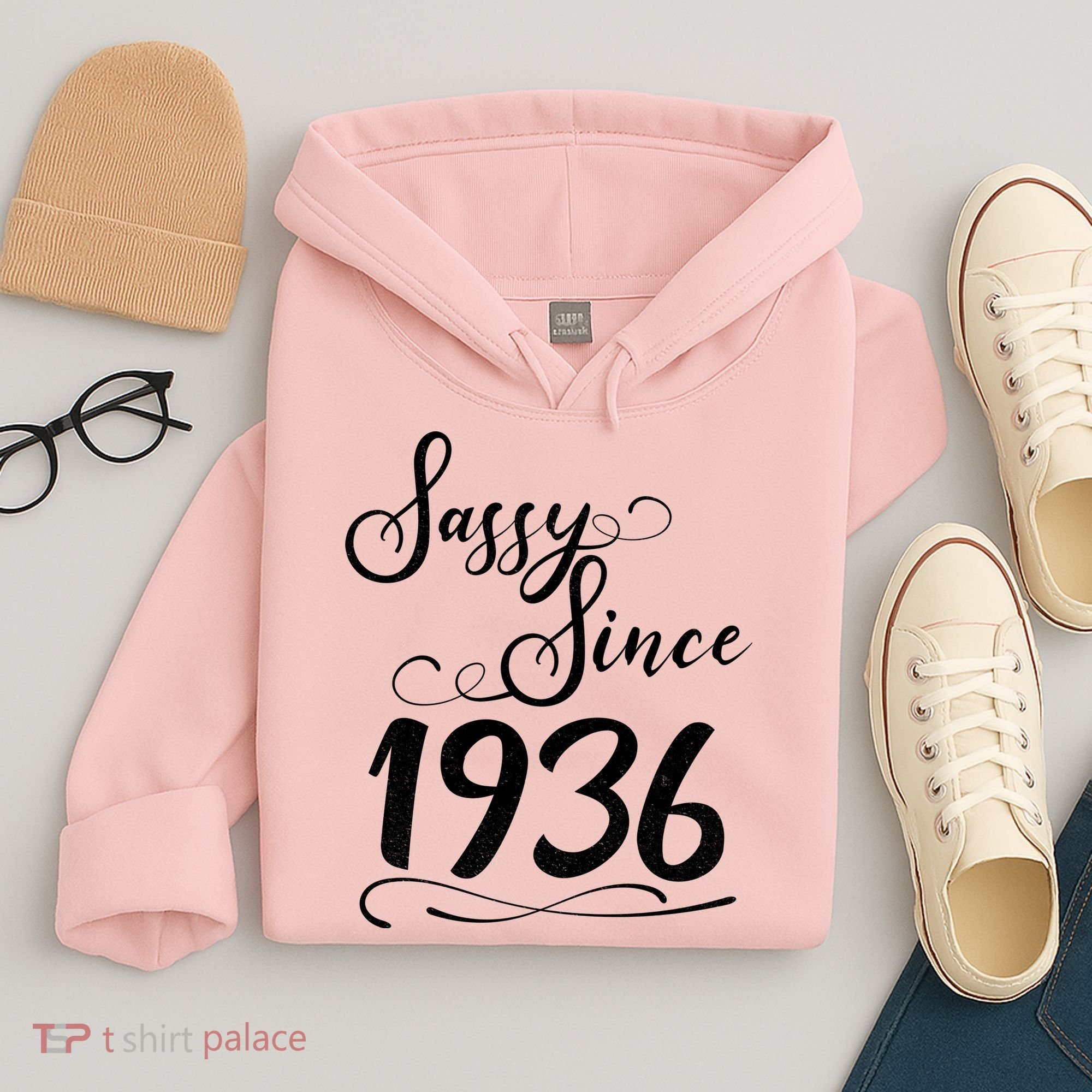 90th Birthday Sassy Since 1936 Hoodie