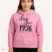 90th Birthday Sassy Since 1936 Hoodie thumb 5