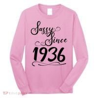 90th Birthday Sassy Since 1936 Long Sleeve Shirt thumb 0