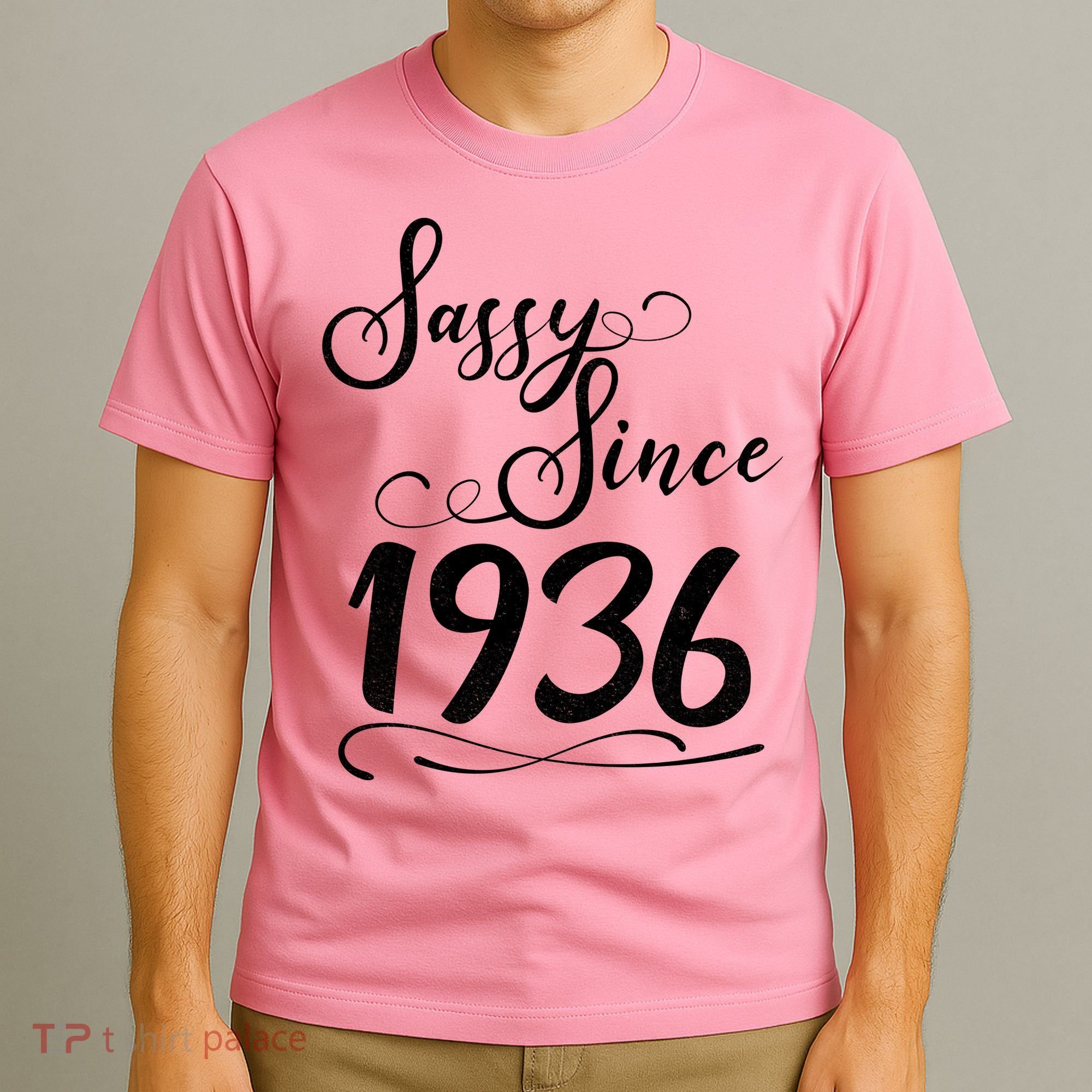 90th Birthday Sassy Since 1936 T-Shirt