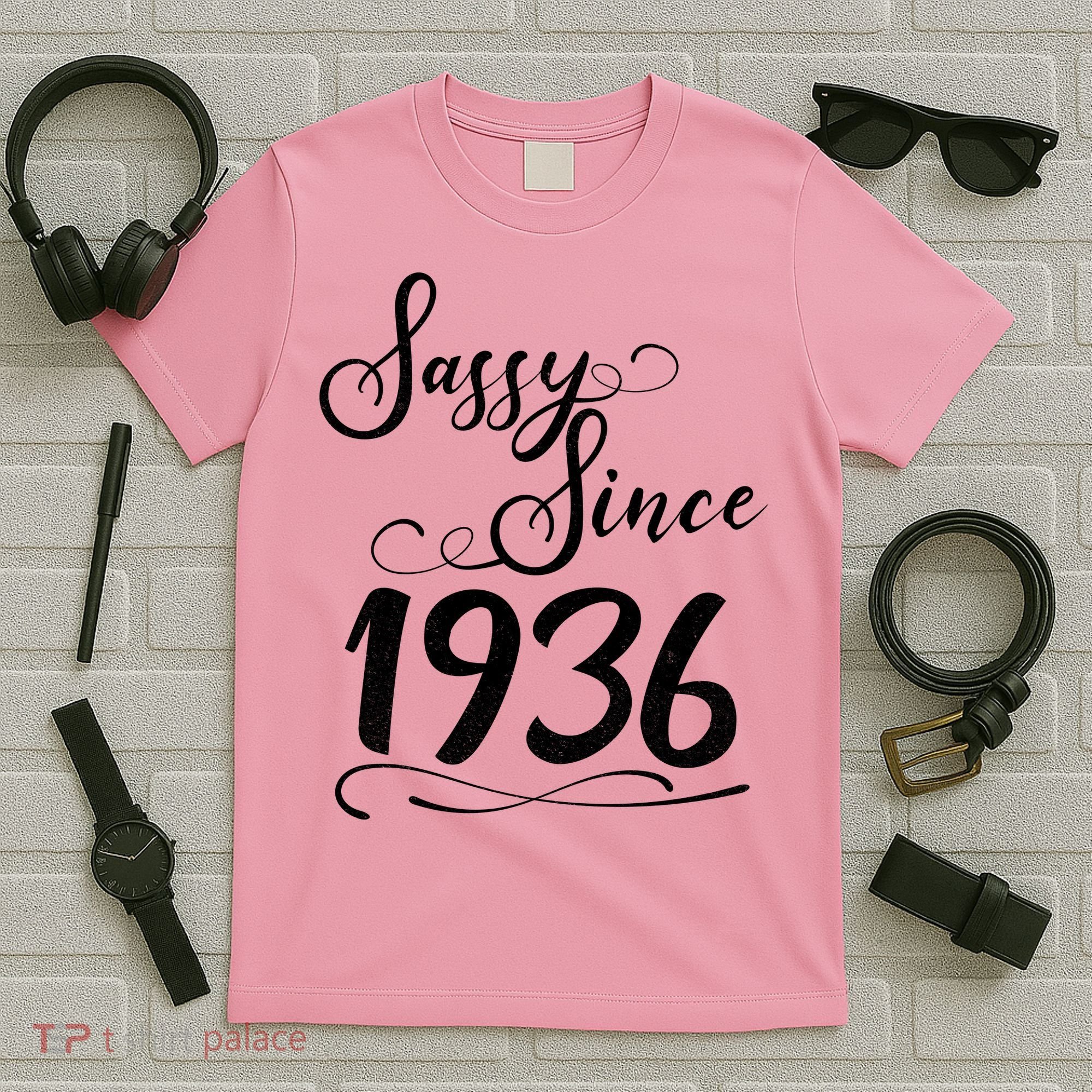 90th Birthday Sassy Since 1936 T-Shirt