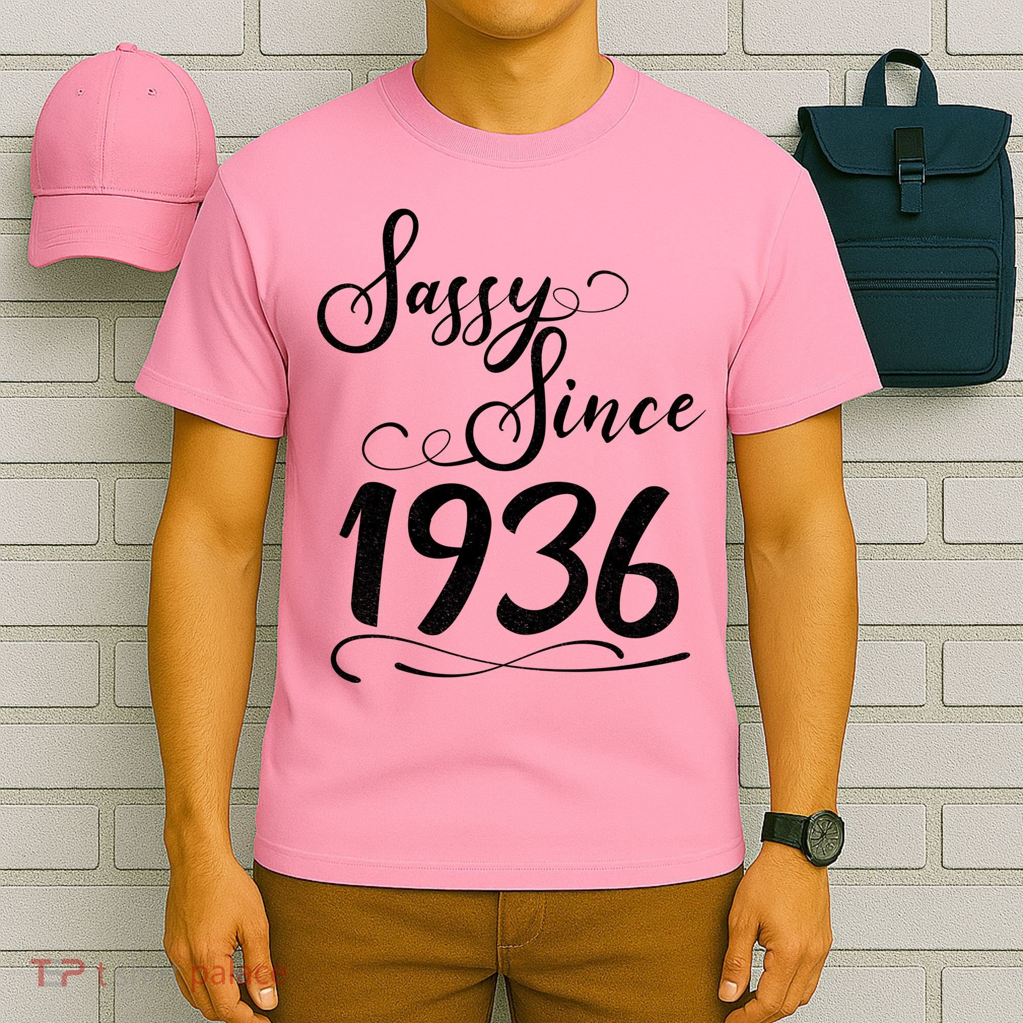 90th Birthday Sassy Since 1936 T-Shirt