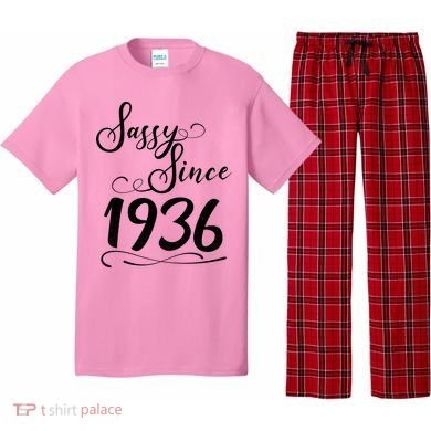 90th Birthday Sassy Since 1936 Pajama Set