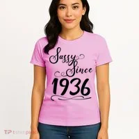 90th Birthday Sassy Since 1936 Women's T-Shirt thumb 4