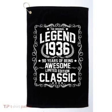 90th Birthday The Original Legend 1936 Awesome Classic  Golf Towel