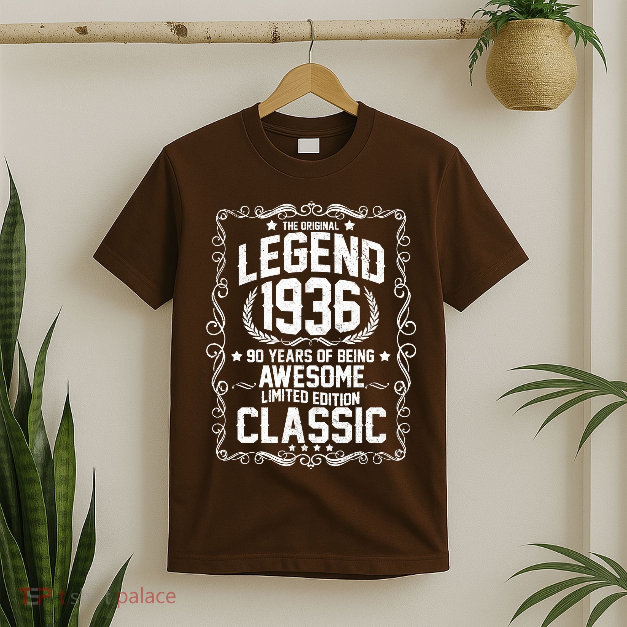 90th Birthday The Original Legend 1936 Awesome Classic  T-Shirt