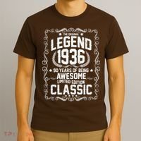 90th Birthday The Original Legend 1936 Awesome Classic  T-Shirt thumb 3