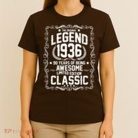 90th Birthday The Original Legend 1936 Awesome Classic  T-Shirt thumb 4