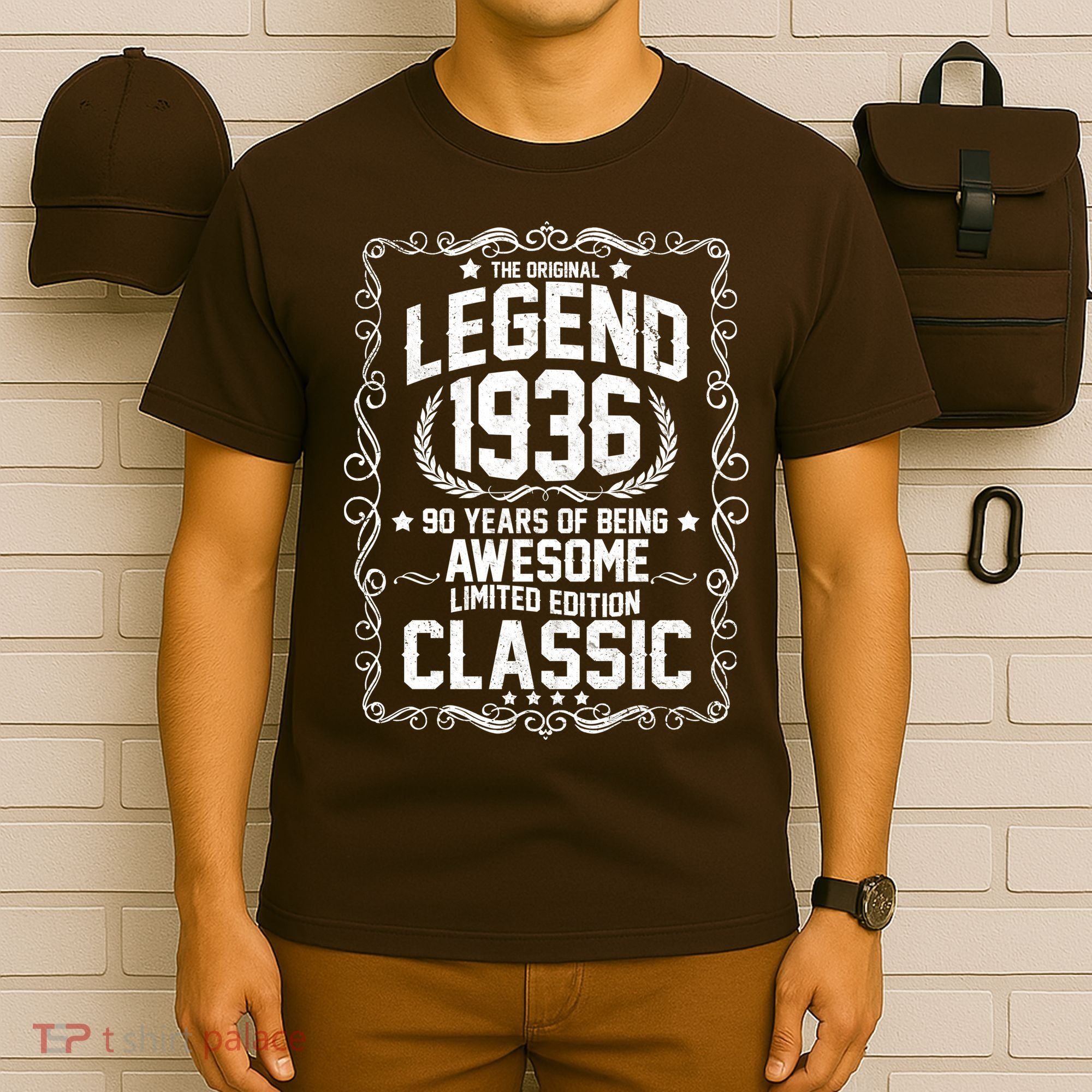 90th Birthday The Original Legend 1936 Awesome Classic  T-Shirt