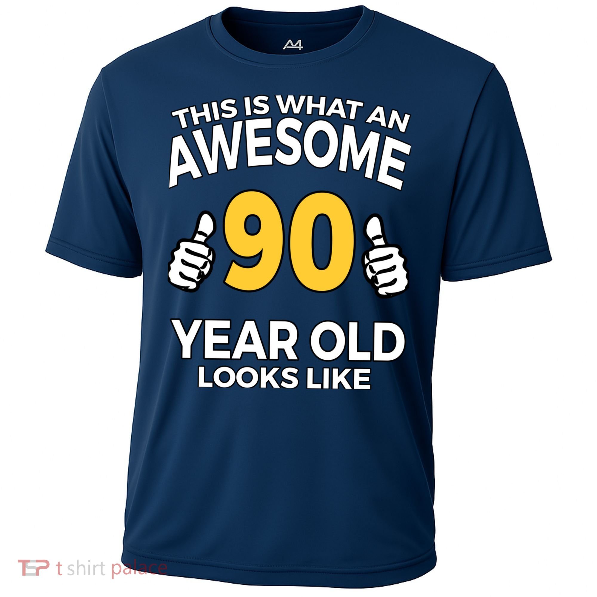 90th Birthday T Funny 90 Years Old Gifts Cooling Performance Crew T-Shirt