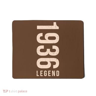 90th Birthday Vintage Legend 1936 Mousepad