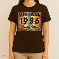 90th Birthday Vintage 1936 Limited Edition Awesome Epic Legend T-Shirt thumb 4