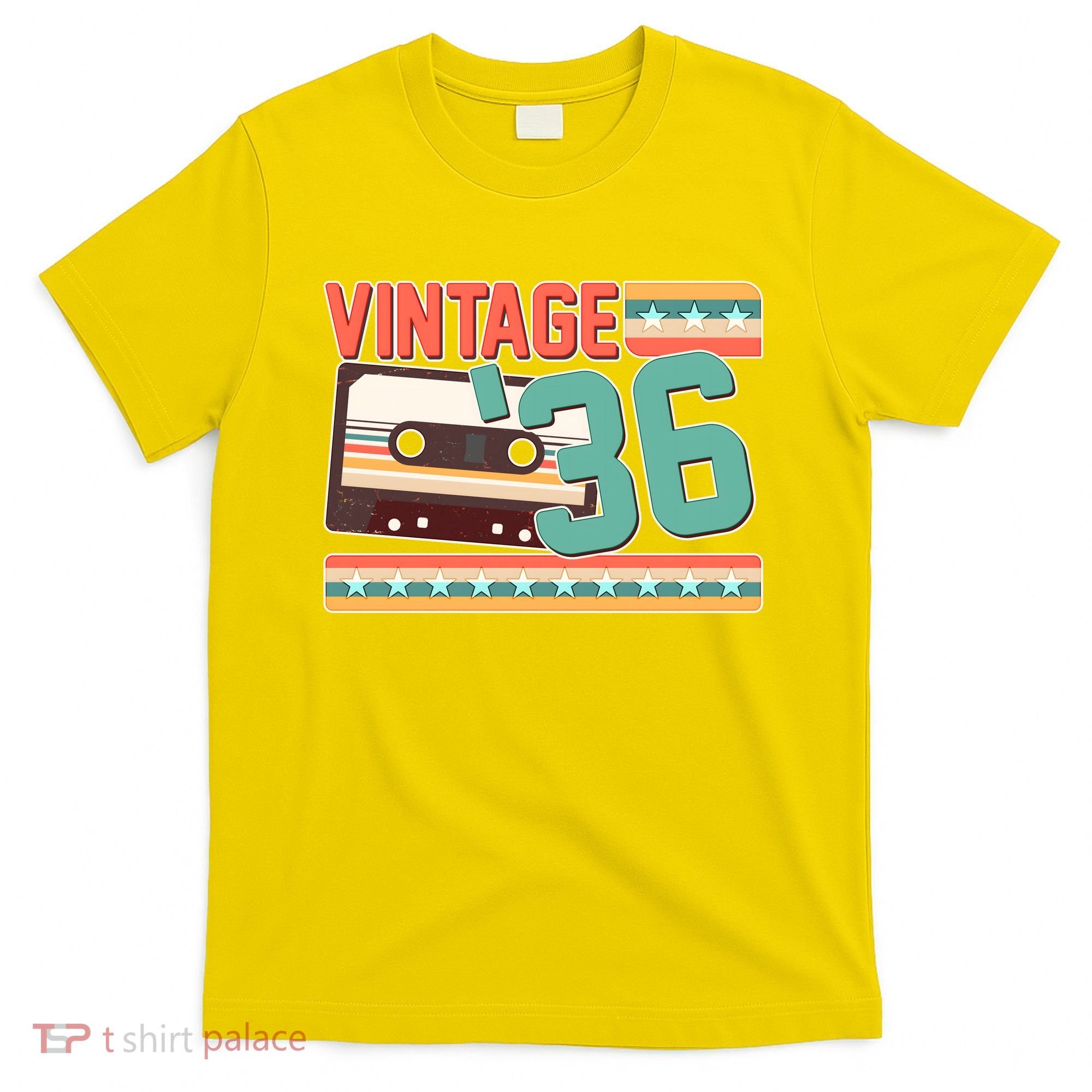 90th Birthday Vintage 1936 Cassette Tape  T-Shirt