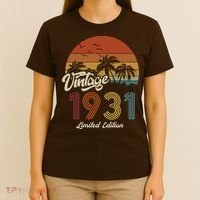 92rd Birthday Vintage Limited Edition 1931 T-Shirt thumb 4