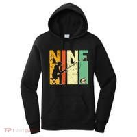 9th Birthday Walleye Fishing Turning 9 Year Old Fisher Women's Hoodie thumb 0