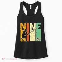 9th Birthday Walleye Fishing Turning 9 Year Old Fisher Women's Tank Top thumb 0