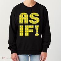 90s Clueless As If! Plaid Ladies Highschool Cult Women's Sweatshirt thumb 0