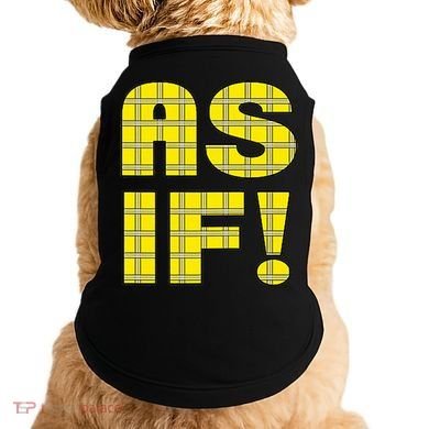 90s Clueless As If! Plaid Ladies Highschool Cult Doggie Tank