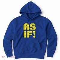 90s Clueless As If! Plaid Ladies Highschool Cult Hoodie thumb 0