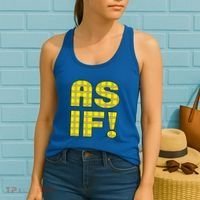 90s Clueless As If! Plaid Ladies Highschool Cult Women's Tank Top thumb 2