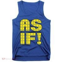 90s Clueless As If! Plaid Ladies Highschool Cult Tank Top thumb 0