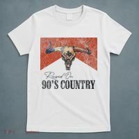 90's Country Music Bull Skull Western Vintage Hat T-Shirt thumb 5