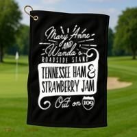 90's Country Mary Anne and Wanda Road Side Stand Earl Golf Towel thumb 1