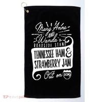 90s Country Mary Anne And Wanda Road Side Stand Earl Golf Towel thumb 0