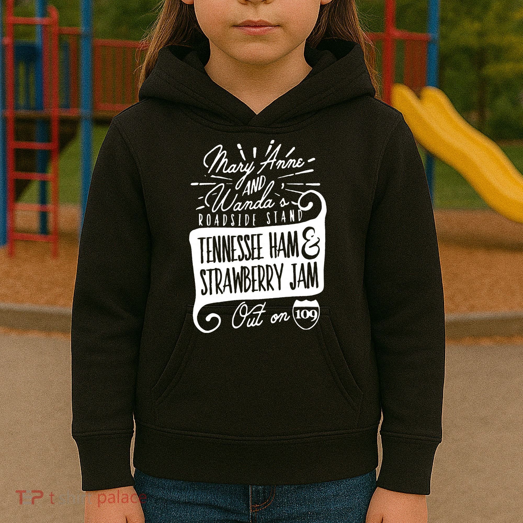 90s Country Mary Anne And Wanda Road Side Stand Earl Kids Hoodie